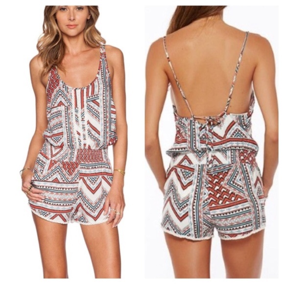l*space Other - 🌸SALE🌸  L*Space Clover Cover Up Romper Large NWT